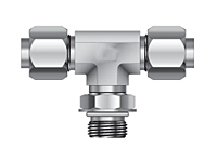 37° Flare JIC Tube Fittings-O-Ring Seal Run Tee (UNF)