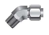 37° Flare JIC Tube Fittings with O-Ring-45º Male Elbow