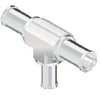 Micro Weld Fittings-Long Reducing Tee with Shoulder