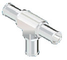 Micro Weld Fittings-Long Tee with Shoulder