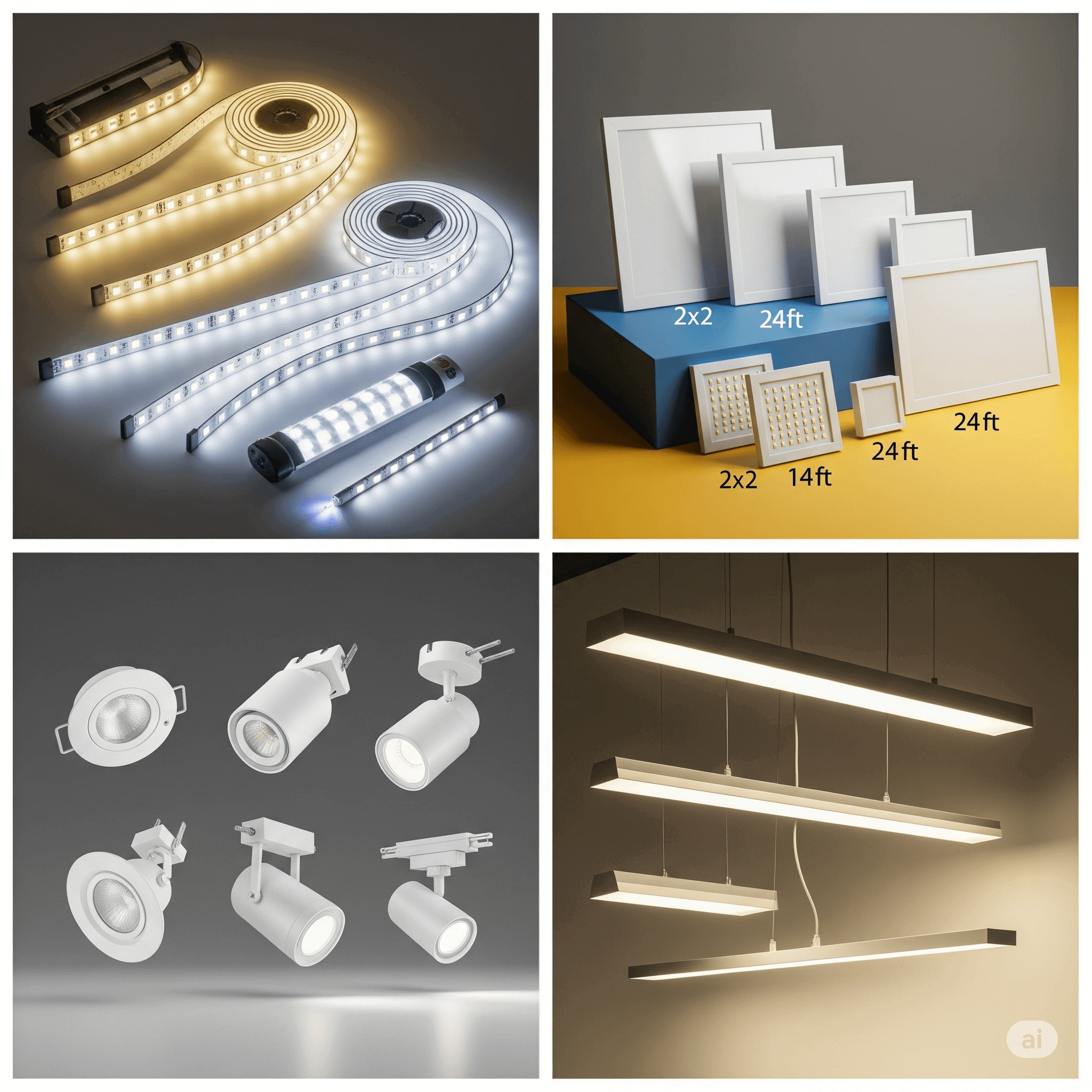 LED grid image